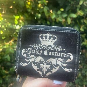 Juicy Couture Black and Gold Wallet